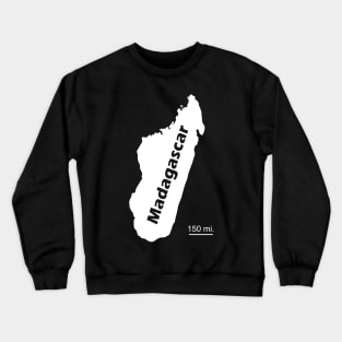 Madagascar, white Crewneck Sweatshirt